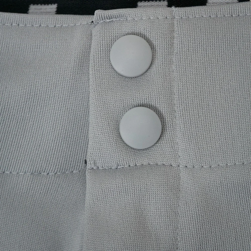 Nike Swoosh Dri-FIT Baseball Pants Gray  Navy Piping Striped Athletic‎ size XL